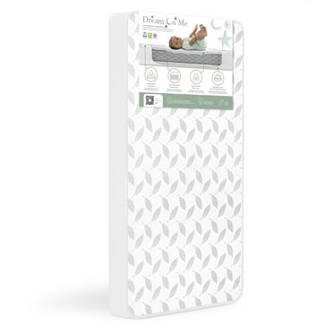 Dream on Me 2-in-1 Breathable 132 Premium Coil Inner Spring Standard Crib & Toddler Mattress