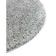 thumbnail image 6 of Unique Loom Soft Solid Shag Collection Area Rug - Aras (4' 1" Round Pebble Gray), 6 of 6