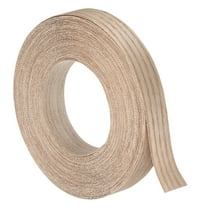 Uxcell 1 Inch x 49ft Wood Veneer Edge Banding, Flexible Red Oak Edging Strips for Furniture Restoration