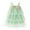 Green, variant on OSOLU Toddler Girls Sleeveless Floral Tulle Holiday Party Tiered Dress Dance Party Princess Dresses Sundress Trendy Dailywear, 5-6 Years