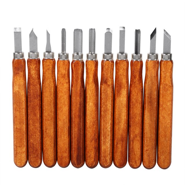 Herramientas de carpintería 11 unids/set cuchillo de madera multifunción para tallar ANGGREK Otros