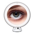 thumbnail image 1 of 10X LED Light Makeup Mirror Lamp Magnifier Battery Portable Hand Vanity Glass Mini Miroir Bathroom Cosmetic Bath Suction Cup ,Widely Use, 1 of 7