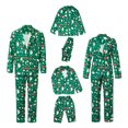 thumbnail image 1 of Seyurigaoka Family Matching Christmas Pajamas Outfit Printing Long Sleeve Blazer and Trousers, 1 of 10