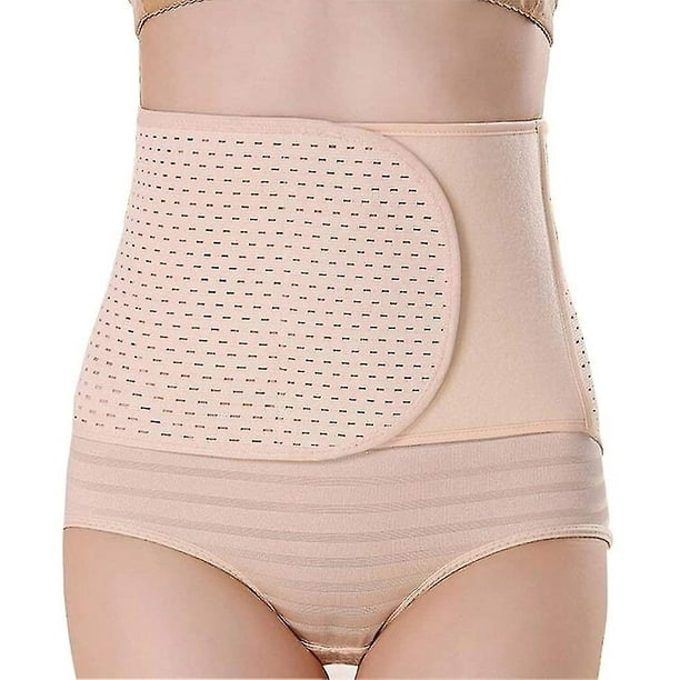 Sykyv Postpartum Belly Wrap Belt Band Abdominal Binder Post Pregnancy  Postnatal After Birth Breathable Elastic Postpartum Support Adjustable 