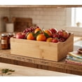 thumbnail image 4 of YBM Home Bamboo Drawer Organizer Storage Box for Spices and Kitchen Items, Lingerie, Small Tools, and Gadgets, 330, 4 of 8
