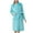 Sky Blue, variant on XMMSWDLA Womens Fleece Hooded Robes Plush Long Bathrobes Soft Comfy Warm Bath Robe Coral Velvet Pajamas Shower Bath Robes