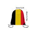 thumbnail image 3 of EGNMCR Organization and Storage, Storage Bins, Storage Containers Flag Drawstring Backpack For Football Matches Sports Sackpack With Teams Print Ideal For Soccer Fans Games Daily Use Nylon BBag, 3 of 6