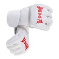thumbnail image 3 of Guantes de entrenamiento de boxeo Macarena para kickboxing y Muay Thai blanco, 3 of 6