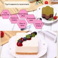 thumbnail image 4 of QualitChoice 4 Pieces Cake Mold Assortment Stainless Steel Mousse Mould Pastry Baking Cooking Tool Bakeware Bakery Home Accessory Hexagon 1 Pc, 4 of 6