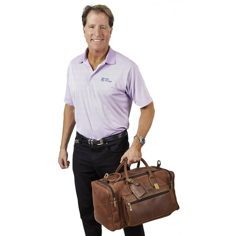 Claire Chase Rustic Sports Valise Brown Walmart
