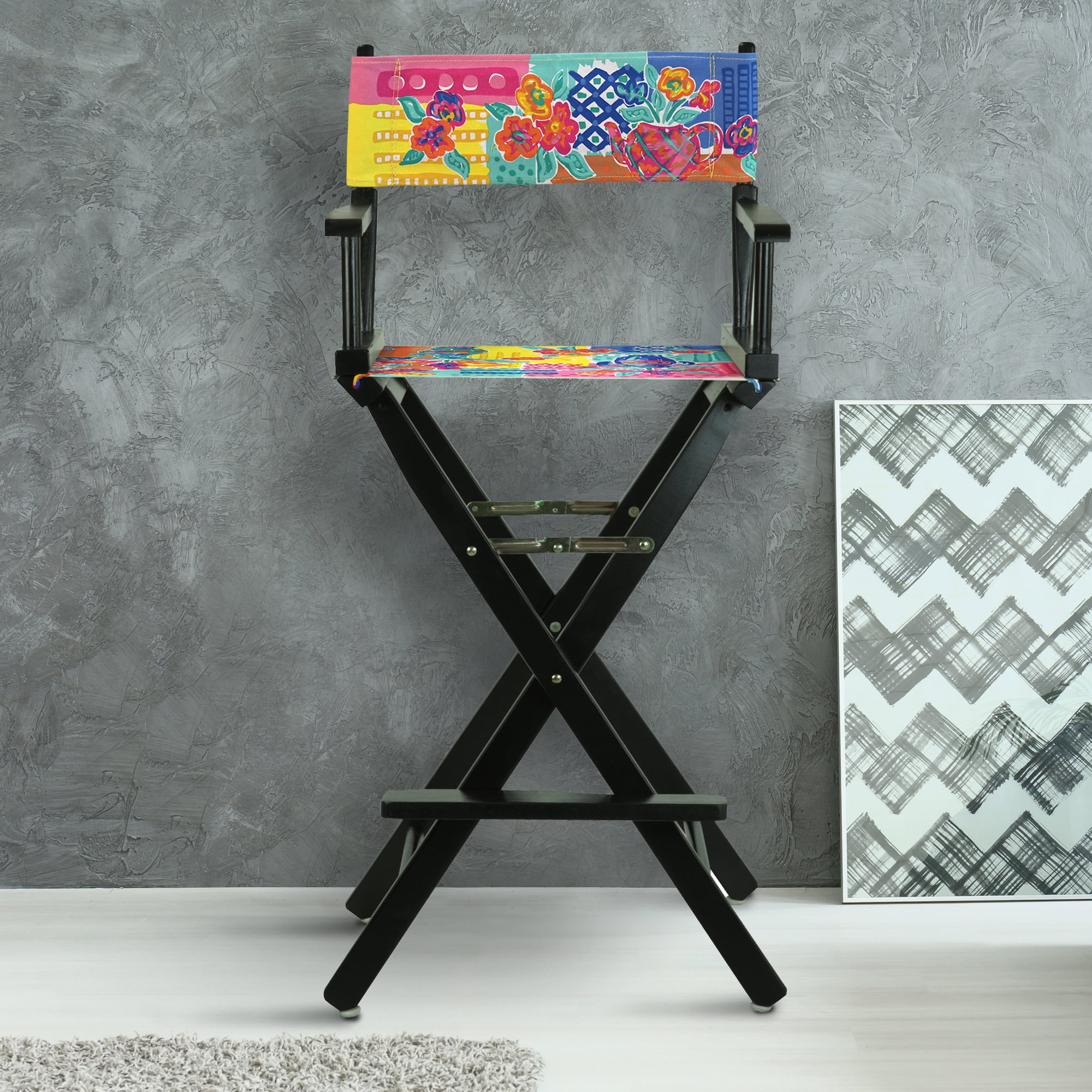 30" Director's Chair Black Frame-On The Terrace