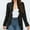 Black-Coat, variant on Qetyuw Womens Ruffle Cardigans Loose Fit Long Sleeve Open Front Cardigan Button Down Casual Lightweight Coat