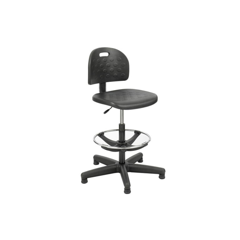 Safco Soft Tough Economy Workbench Drafting Chair 1 Each Black