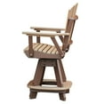 thumbnail image 4 of Bed Bath & Beyond 5-Pieces Amish Resin Water Resistant Dining Furniture Sets Cedar/Tudor Brown, 4 of 8