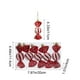 thumbnail image 3 of Set de adornos de caramelos navideños | Decoraciones de árbol de Navidad brillantes y electrochapadas – Plástico multicolor, 4,33 pulgadas, acabado vidrioso, reutilizable, accesorios festivos para, 3 of 6