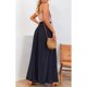 thumbnail image 4 of Pantalones Anchos Con Cordón Elásticos Con Bolsillo Lateral Cómodos Pantalones Sueltos De Talle Alto Para Mujer Negro M, 4 of 6