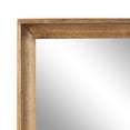 thumbnail image 4 of Kate and Laurel Hatherleigh Modern Farmhouse Rectangle Wooden Wall Mirror, 24 x 36, Rustic Brown, Decorative Wood Rectangular Mirror for Use in Bathroom, Entryway, or Bedroom, 4 of 9