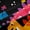 Orange Pink Purple, variant on Castle Fairy Cute Dino Black Out Curtains,Dinosaur Curtains Pack of 2 (42x63 Each)