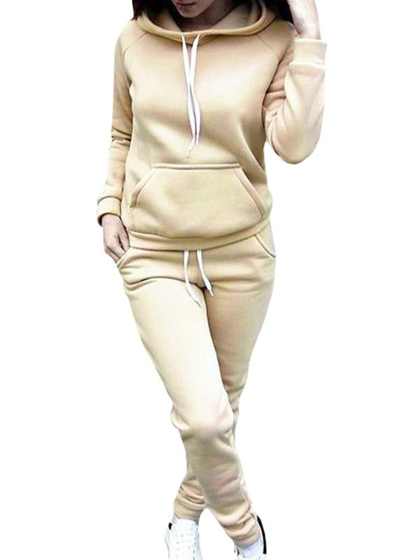 beige tracksuit womens