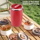 thumbnail image 3 of Tarro de Alimentos con Aislamiento al Vacío de Múltiples Capas de 2,6 L, Material de Acero inoxidable, desierra a Prueba de Fugas, Lonchera aislada apilable de 3 Niveles Con ASA, 3 of 7