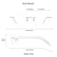 thumbnail image 4 of LifeArt Blue Light Blocking Glasses, Computer Reading Glasses, Anti Blue Rays, Reduce Eyestrain, Stylish for Men and Women(Pink,+0.50 Magnification), 4 of 5