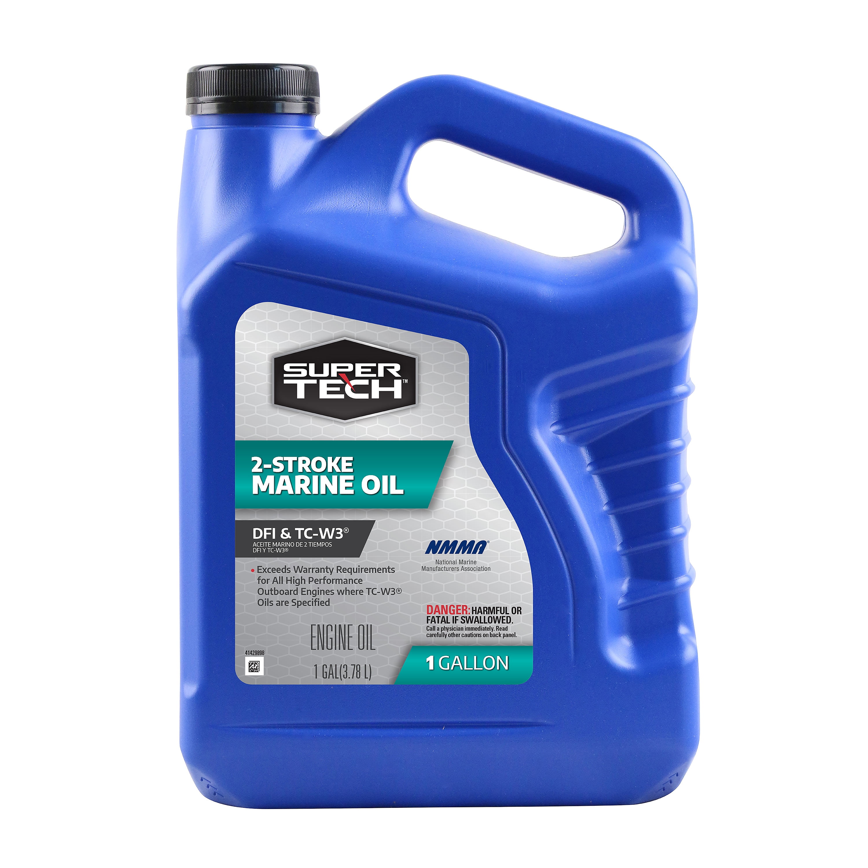 Super Tech TC-W3 Outboard 2 Cycle Engine Oil, 1 Gallon