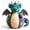 dragon, variant on Patchwork Fabric Doll DIY Kit Handmade Christmas Sewing Craft Set for Seasonal Home Decoration, DIY Patchwork Fabric Character Doll Kit Creative Holiday Craft Project (santa)