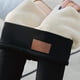 thumbnail image 3 of Balock Pantalones Mujer Color Normal Cálido Sólido Terciopelo Fuerte Lana Mujer Cachemira Pantalones Polainas Mujer Mallas Térmicas Leggings con Forro Polar Interior Otoño Invierno Cálido Leggings, 3 of 5