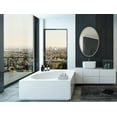 thumbnail image 6 of Hamilton Hills 24x36 inch Oval Silver Framed Wall Mirror, 6 of 7
