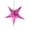 Pink, variant on Golden 3D Star Paper Lantern, 35Inch (Approx) Foldable Hanging Decor With Cutout Star Patterns, For Festival, Birthday, Mall Scene Decoration