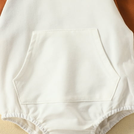 

Aayomet Baby Winter Romper Baby Girl Boy Clothes On Sundays We Watch Football with Daddy/Mommy Sweatshirt Romper Bodysuit Fall Outfit Coffee 0-6 Months