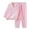 Pink, variant on VJATTWR Kids Girls Boys Cotton Pajamas Set Long Sleeve Button Down Top & Pant Sleepwear 2 Piece Set for Daily Size 3-17 Years