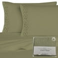 thumbnail image 5 of Victoria Embroidered Microfiber 4 pc Sheet Set 1800 TC, 5 of 5