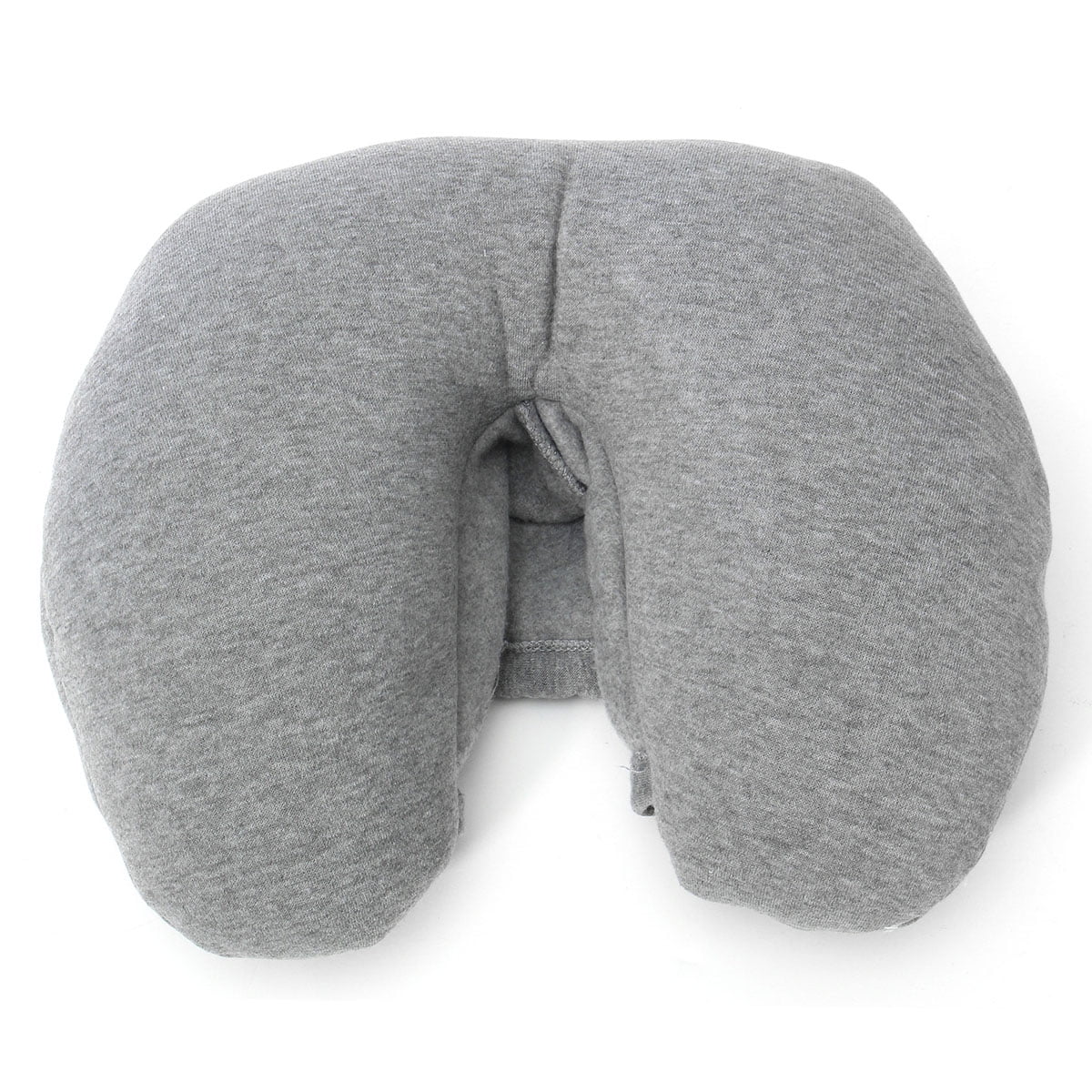 ed Ushaped Pillow Neck Travel Sleeping Cushion Soft Plush w/Drawstring