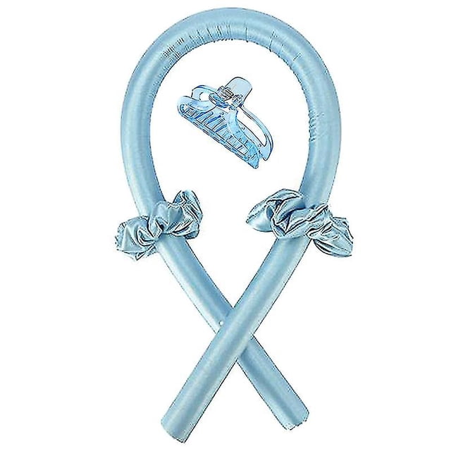 Varilla rizadora sin calor Diadema Sin calor Rizos Cinta Rulos para el cabello Sleeping Soft Ablue1