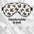 thumbnail image 3 of Bingfone Bulldog Sunglasses Face for Sleep Mask Eye Mask for Sleeping, Super Soft Blackout Eye Mask for Women Men, Side Sleeper Eye Covers for Sleeping,Travel Eye Mask, 3 of 7