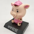 thumbnail image 3 of Cute Cartoon Bobblehead Doll Toy Car Dashboard Decoration Kid's Gift Rosado Zulema Sacudir la cabeza de la muñeca, 3 of 8