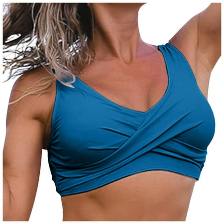 Gerichy Women Underwire Bikini Top Only Push Up Swim Top Bra Swimsuit Tops Padded Bathing Suit Top BU1 L