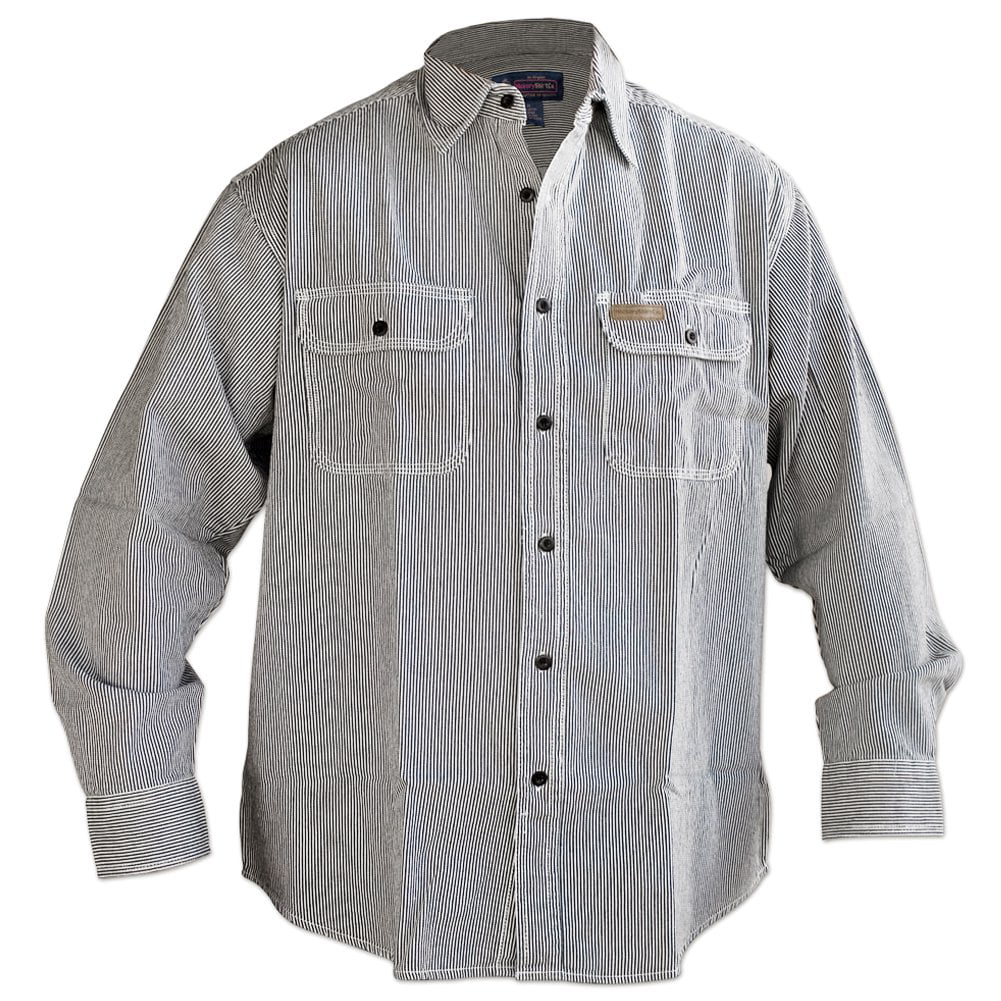 Hickory Shirt Co. - Hickory Shirt Co. Long Sleeve Button Shirt - Tall ...