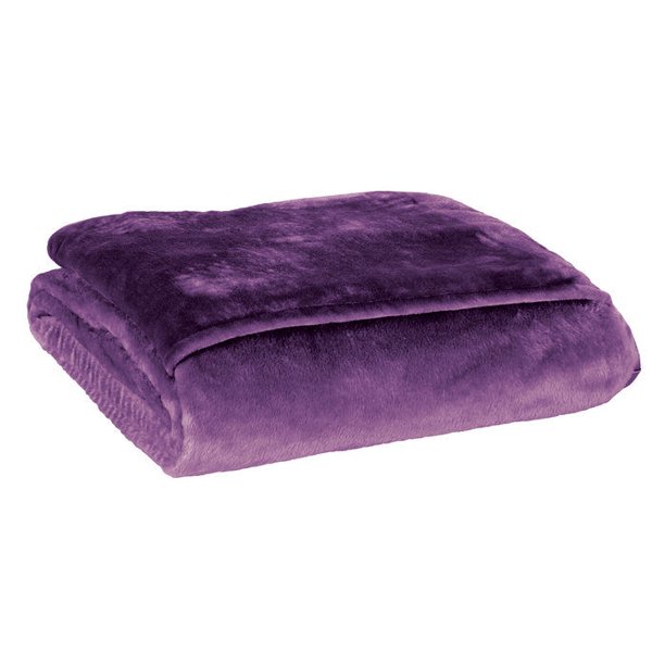 Brookstone Soft Nap Throw Blanket with Foot Pocket, 50 x 70 in