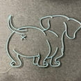 thumbnail image 4 of Craftnamesign Dachshund Butt Neon Sign, Animal Wall Deco, 4 of 4