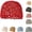 Red, variant on Women's Hats Summer Glitter Sequin Beanie Boho Beanies Hollow Out Crochet Caps For Beach Travel Party Daily Head Wear