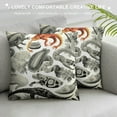 thumbnail image 3 of MLJA Black Grey Pet Frog LThrow Pillow, Soft Breathable Bed Pillows, Pillowcase Sham Cushion Covers Twin Sides for Car Couch Bed, 3 of 5