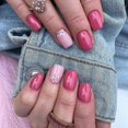 thumbnail image 1 of Uñas postizas de gel acrílico transparente, cuadradas y cortas, 24 unidades, 12 tamaños, para primavera y verano, para mujeres y niñas., 1 of 4
