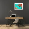 thumbnail image 3 of Stalus, Judy 32x25 White Modern Wood Framed Museum Art Print Titled - Autumn Tapestry I, 3 of 4