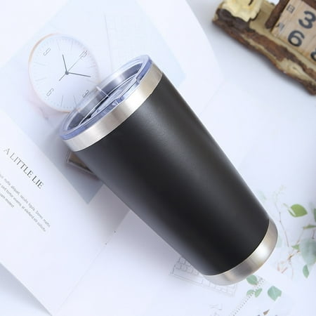 

Creative simple solid color stainless steel double-layer 20oz car cup outdoor travel will carry beer ice bully cup.