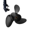 thumbnail image 3 of Marine Propeller, 7.8x7in RH Rotation 12 Tooth Camber Anti Slip Boats 3 Blades Propeller  Replacement for  4-6HP MFS4 4 Stroke Engine for Repairing, 3 of 7