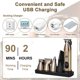 thumbnail image 2 of All-metal hair clipper for men 5 in 1 electric clipper professional electric hair clipper shaver nose hair remover set + storage bag Model: LK-882, 2 of 5