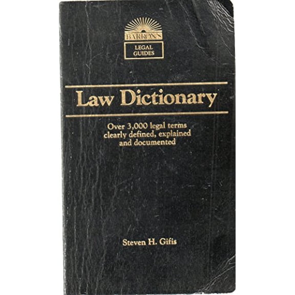 Pre-Owned Law Dictionary (Paperback) 081202947X 9780812029475