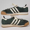 thumbnail image 4 of Ad-id-as Samoa Mens Size 5 US Green Suede Leather Casual Sneakers Shoes, 4 of 6